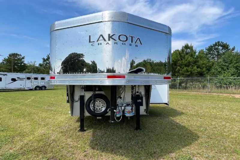2024 Lakota Charger LE81413SR Stock Trailer with 13' Short Wall