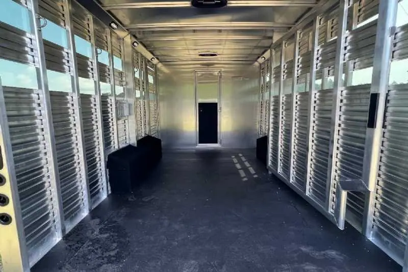 2024 Lakota Charger LE81413SR Stock Trailer with 13' Short Wall