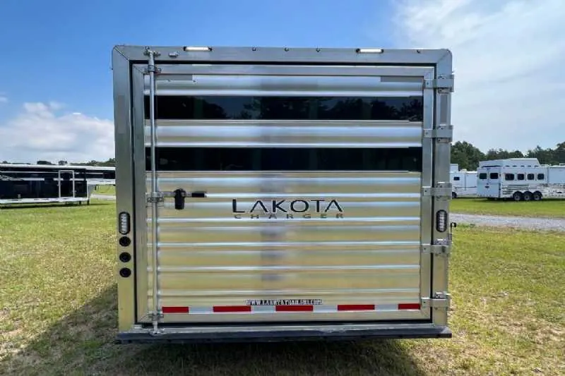 2024 Lakota Charger LE81413SR Stock Trailer with 13' Short Wall