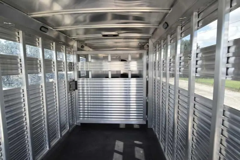 2018 Lakota Charger LQ Stock Trailer with 9' Short Wall