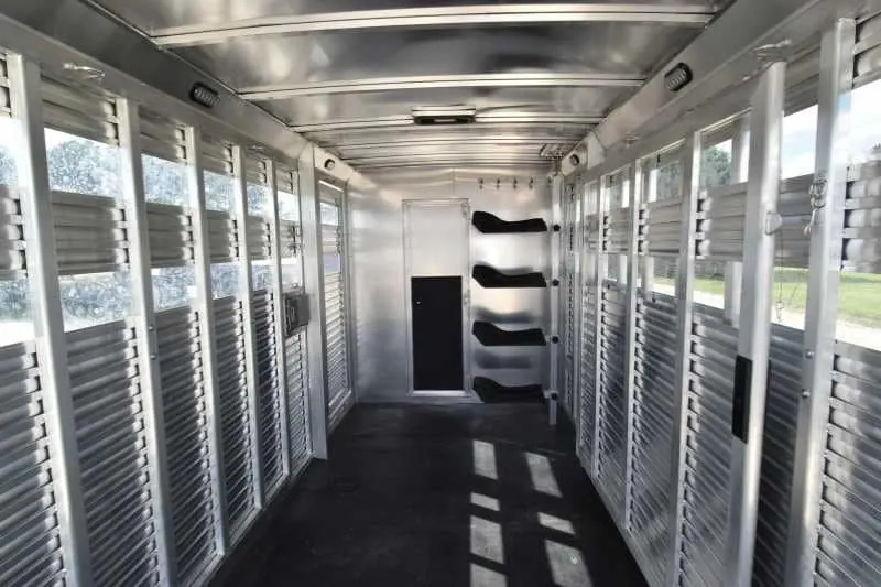 2018 Lakota Charger LQ Stock Trailer with 9' Short Wall