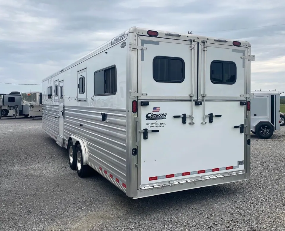 2023 Cimarron Norstar 6 Horse Head to Head Trailer