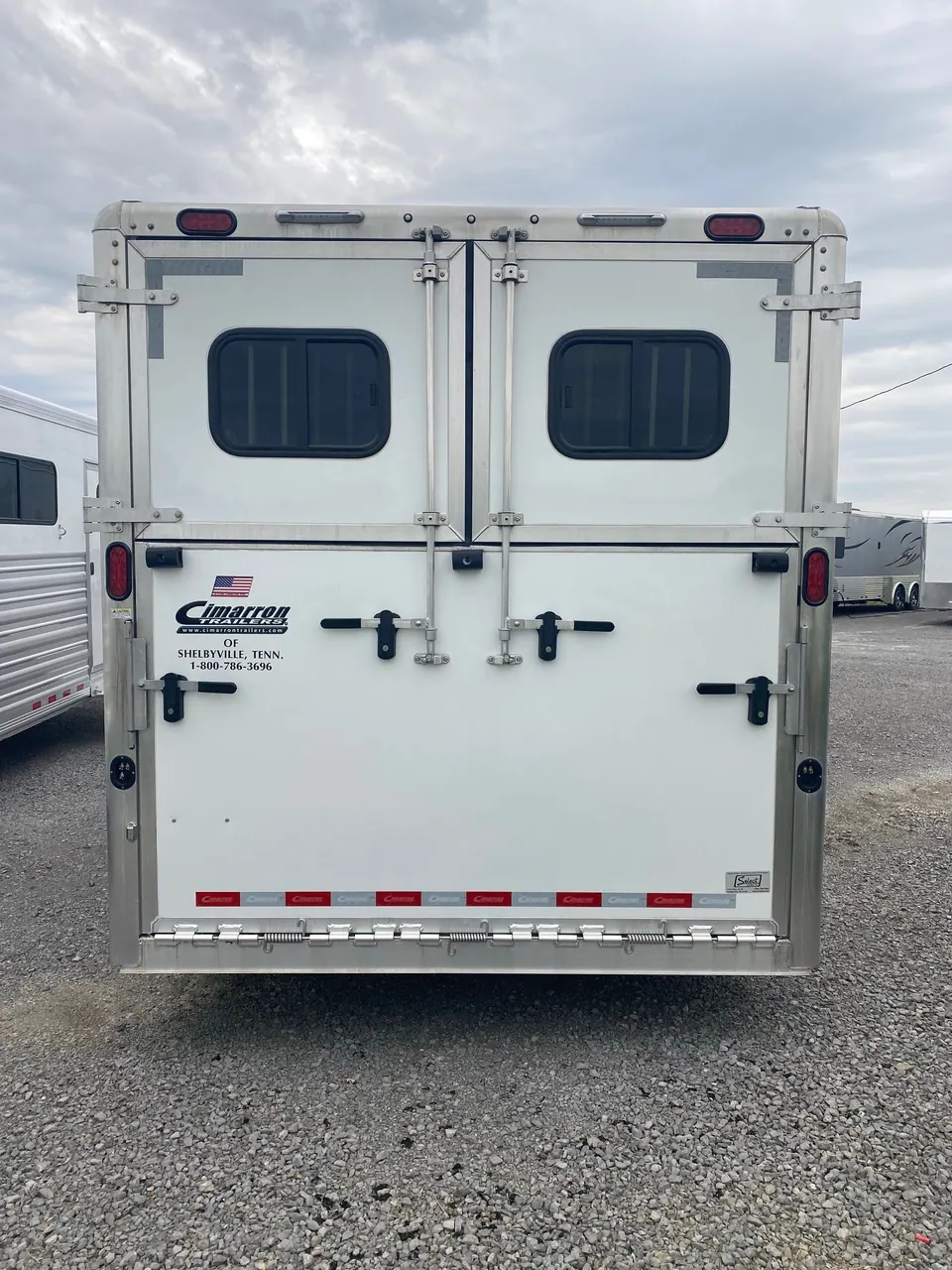 2023 Cimarron Norstar 6 Horse Head to Head Trailer