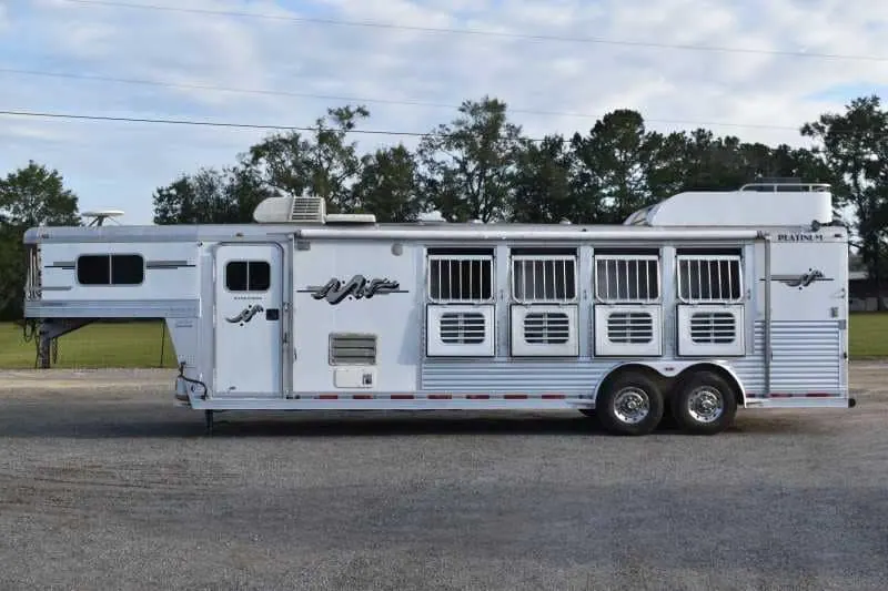 2006 Platinum 8410LQ 4 Horse Trailer with 9' Short Wall