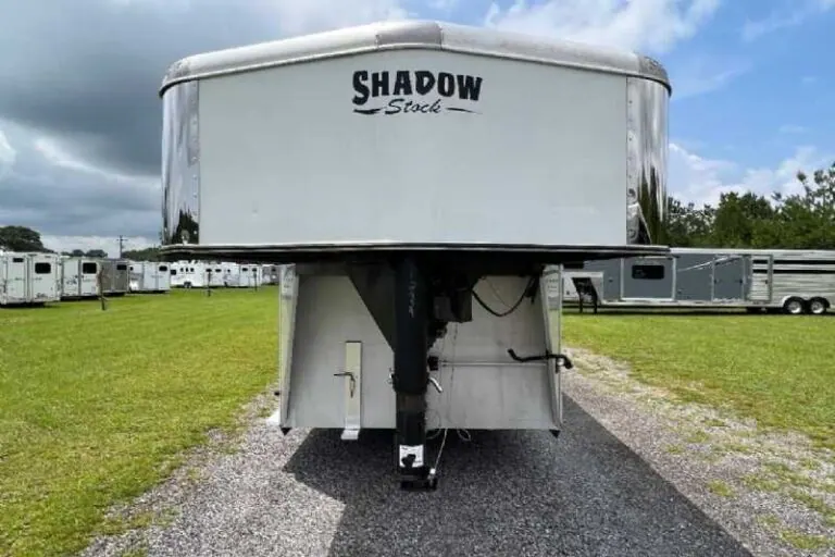 Used 2022 Shadow STK Stock Trailer with 8' Short Wall