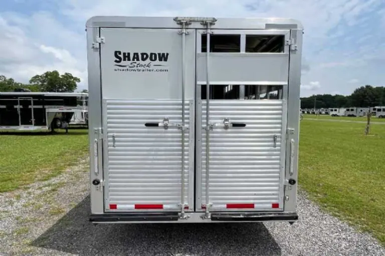 Used 2022 Shadow STK Stock Trailer with 8' Short Wall