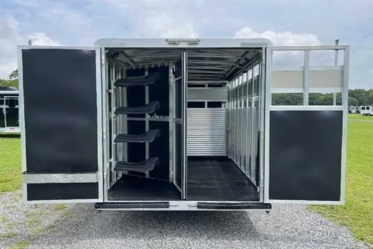 Used 2022 Shadow STK Stock Trailer with 8' Short Wall