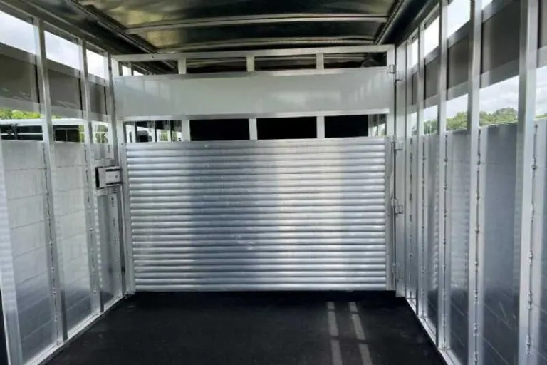 Used 2022 Shadow STK Stock Trailer with 8' Short Wall