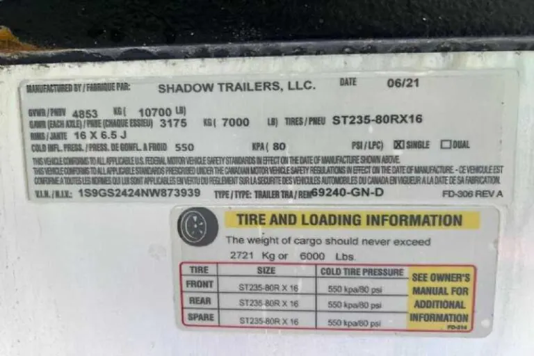 Used 2022 Shadow STK Stock Trailer with 8' Short Wall