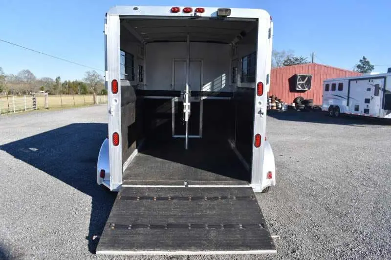 Used 1998 Silver Star 2HGN 2 Horse Trailer with 6' Short Wall