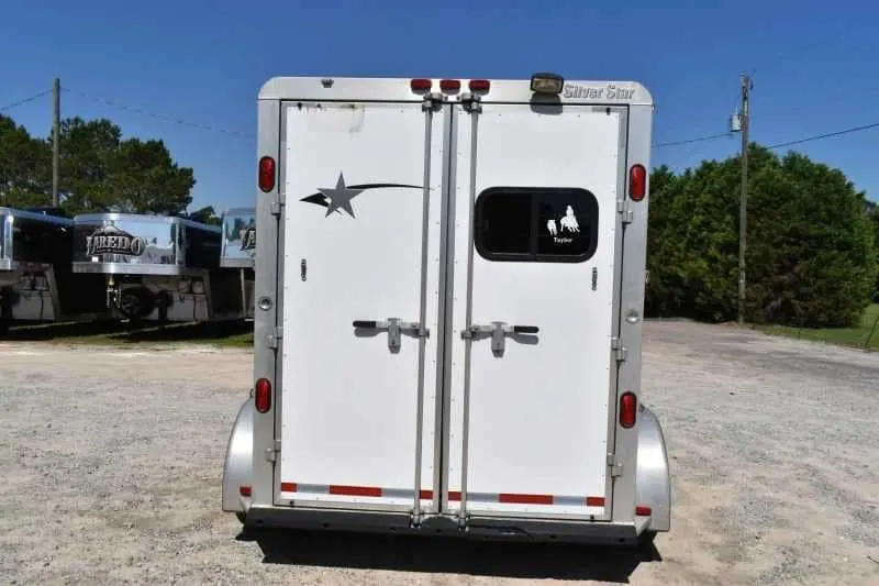 Used 2005 Silver Star 2HGNLQ 2 Horse Trailer with 4' Short Wall