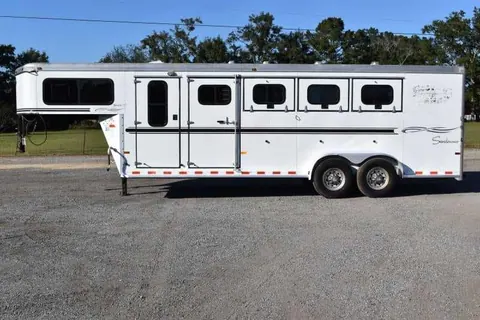 Used 2005 Sundowner 4HGN 4 Horse Trailer
